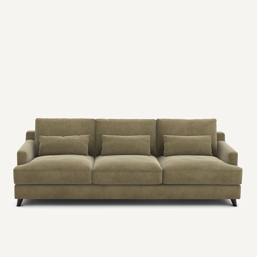 Canapé Alwine AM.PM : 4 places ou 3 places, ce que change vraiment le velours de lin supérieur ?